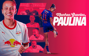 Anúncio de despedida da atacante Paulina Gramaglia, do Bragantino