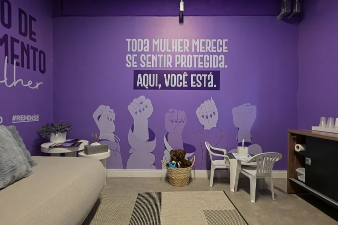 Sala Lilás nos estádios brasileiros