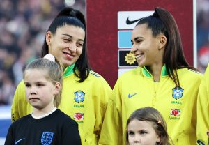 Duda Sampaio e Mariza na Seleção Brasileira Feminina