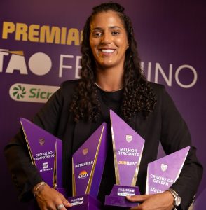 Amanda Gutieres foi a grande premiada do Paulistão Feminino 2025