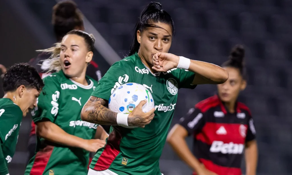 Palmeiras e Flamengo no Brasileirão Feminino A1 2026