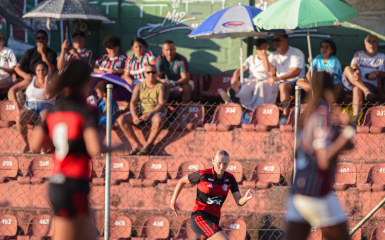 Fla x Fluminense empatam no jogo de ida foto Paula Reis/Flamengo