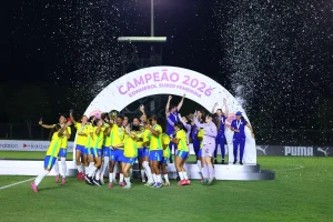 Seleção Brasileira Feminina Sub-20 venceu o Sul-Americano Feminina da categoria e garantiu a classificação para o Mundial de Seleções | Staff Images Woman / CBF