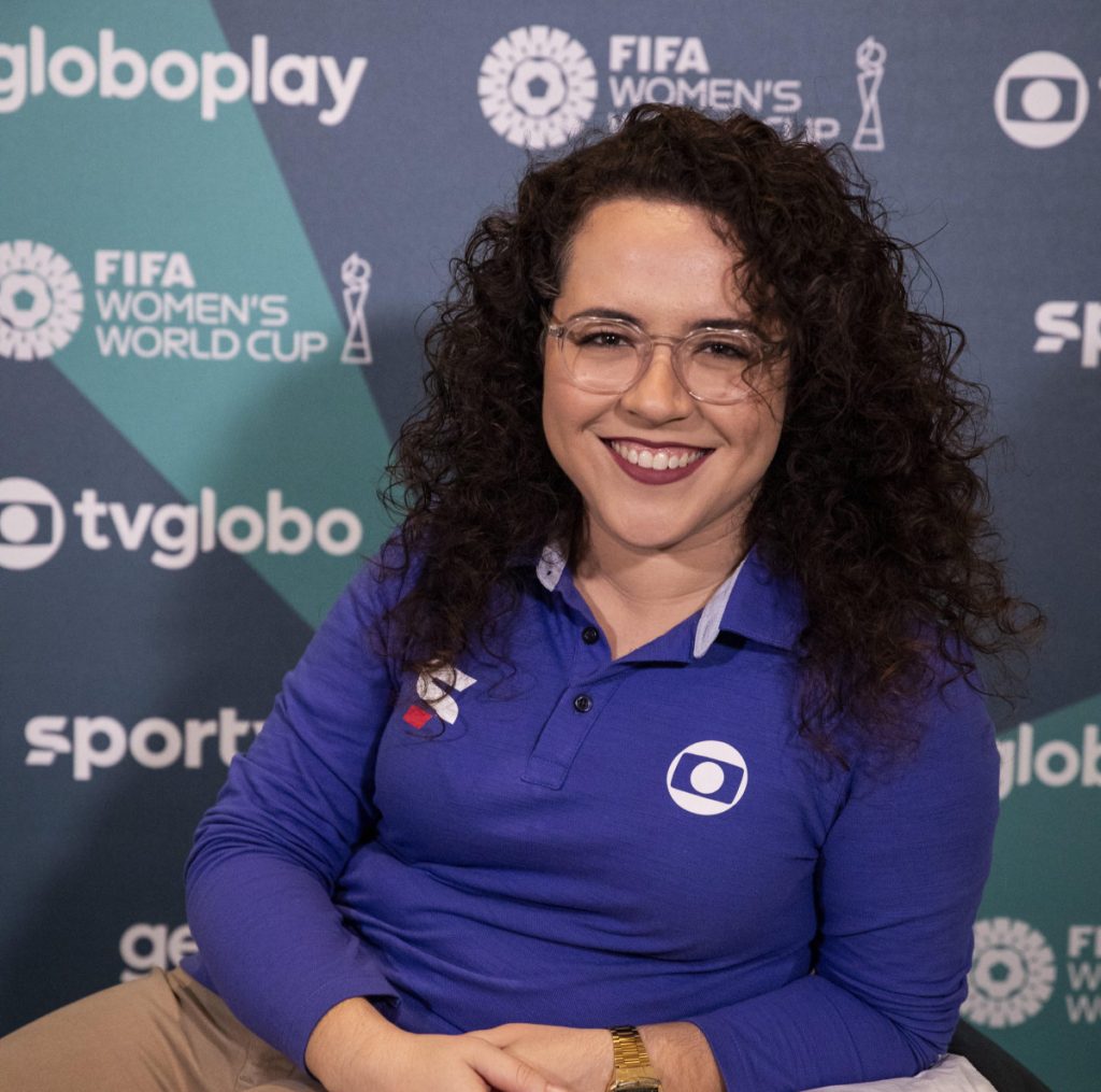 Natalia Lara será uma das narradoras brasileiras da Copa do Mundo 2026 | Reprodução