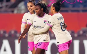 Gabi Portilho, Ludimilla e Dudinha juntas no San Diego Wave | [San Diego Wave/Divulgação