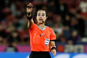 Katia García é a primeira árbitra mexicana da Copa do Mundo | Osvaldo Villarroel / EFE
