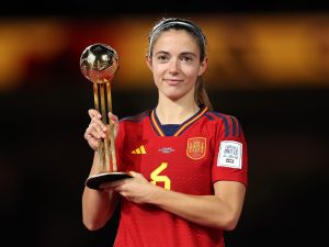 Aitana Bonmatí foi eleita a melhor jogadora da Copa do Mundo Feminina de 2023 | Reprodução / FIFA