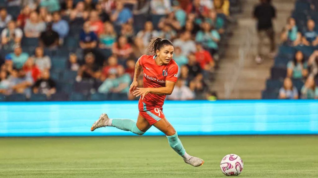 Debinha é a maior artilheira geral da liga norte-americana | NWSL/KC Current