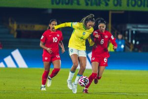 Brasil e Canadá na Copa do Mundo Feminina Sub-20 de 2024 | Reprodução / CBF