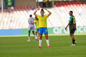 Vitorinha comemora gol na Copa do Mundo Feminina Sub-20 2026 | Luciana Vermell / CBF