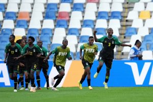 Winfrida Gerald fez o primeiro gol da Tanzânia na história da Copa do Mundo Feminina Sub-20 | Divulgação / FIFA