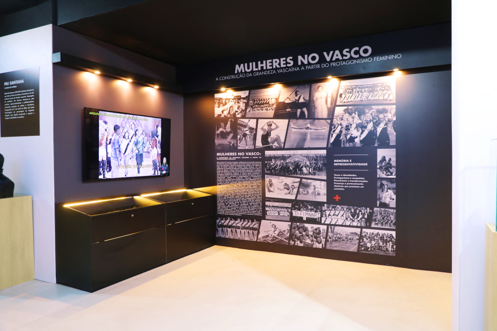 Exposição no Vasco sobre protagonismo das mulheres na história do clube | Divulgação/Vasco