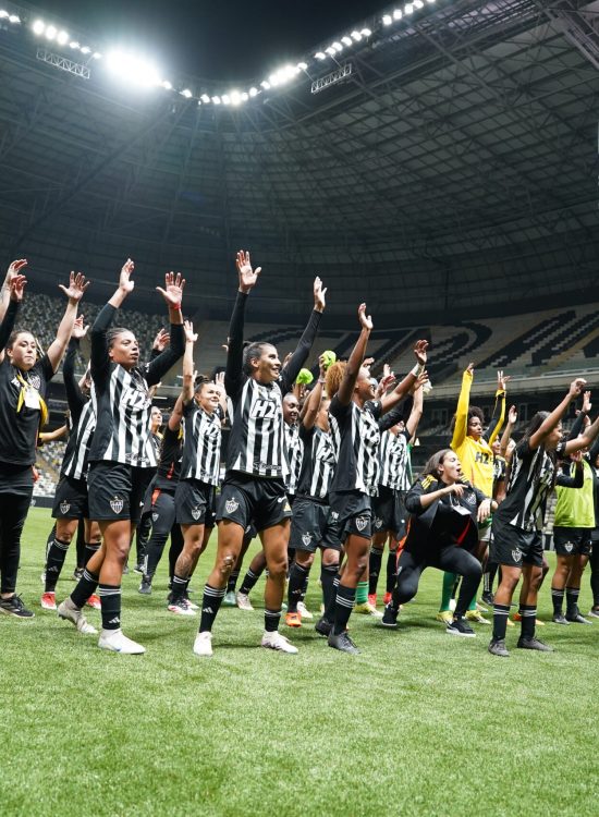 Atlético MG no jogo contra o Vitória no Brasileirão Feminino A2 2025