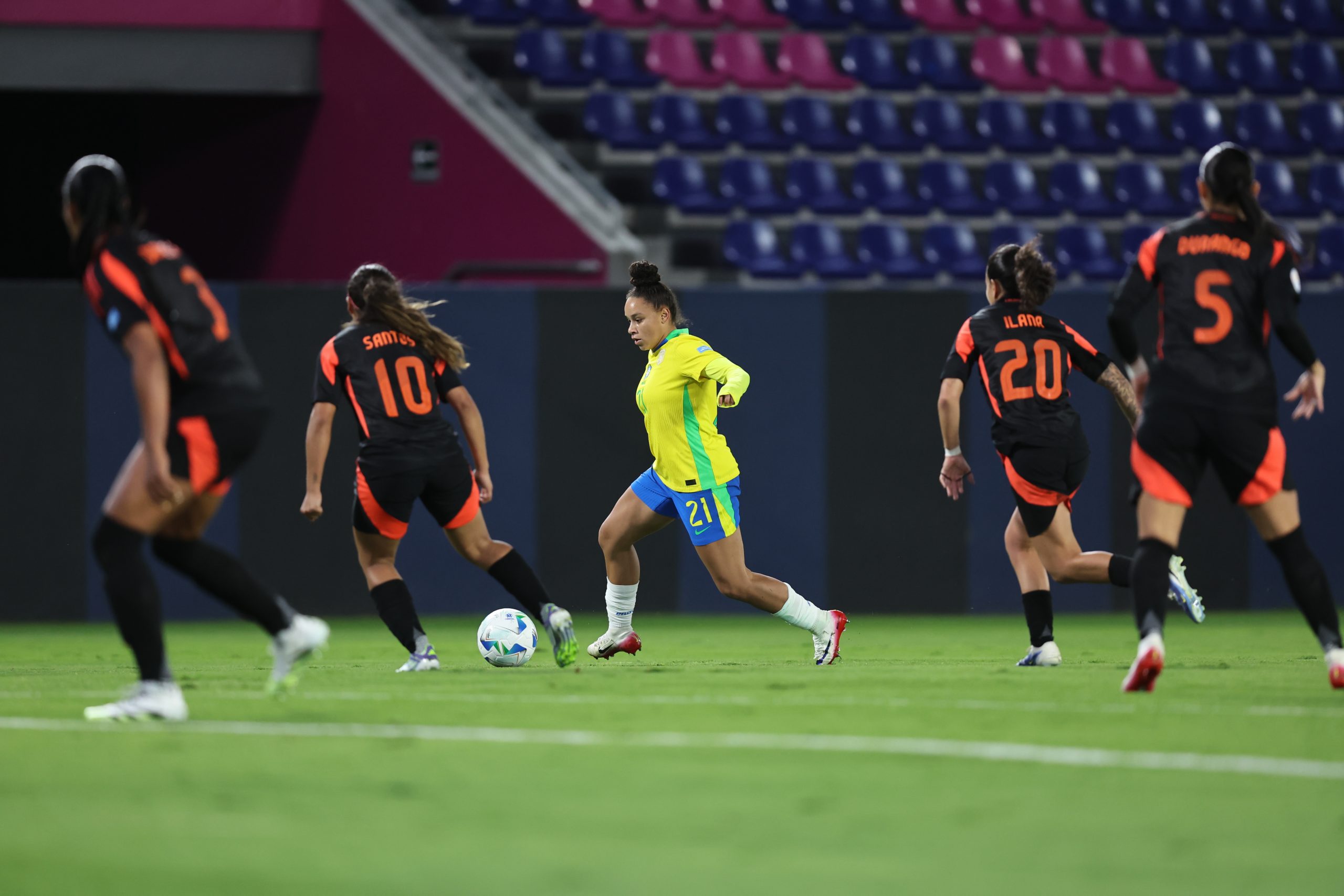 Brasil e Colômbia na Copa América Feminina 2025