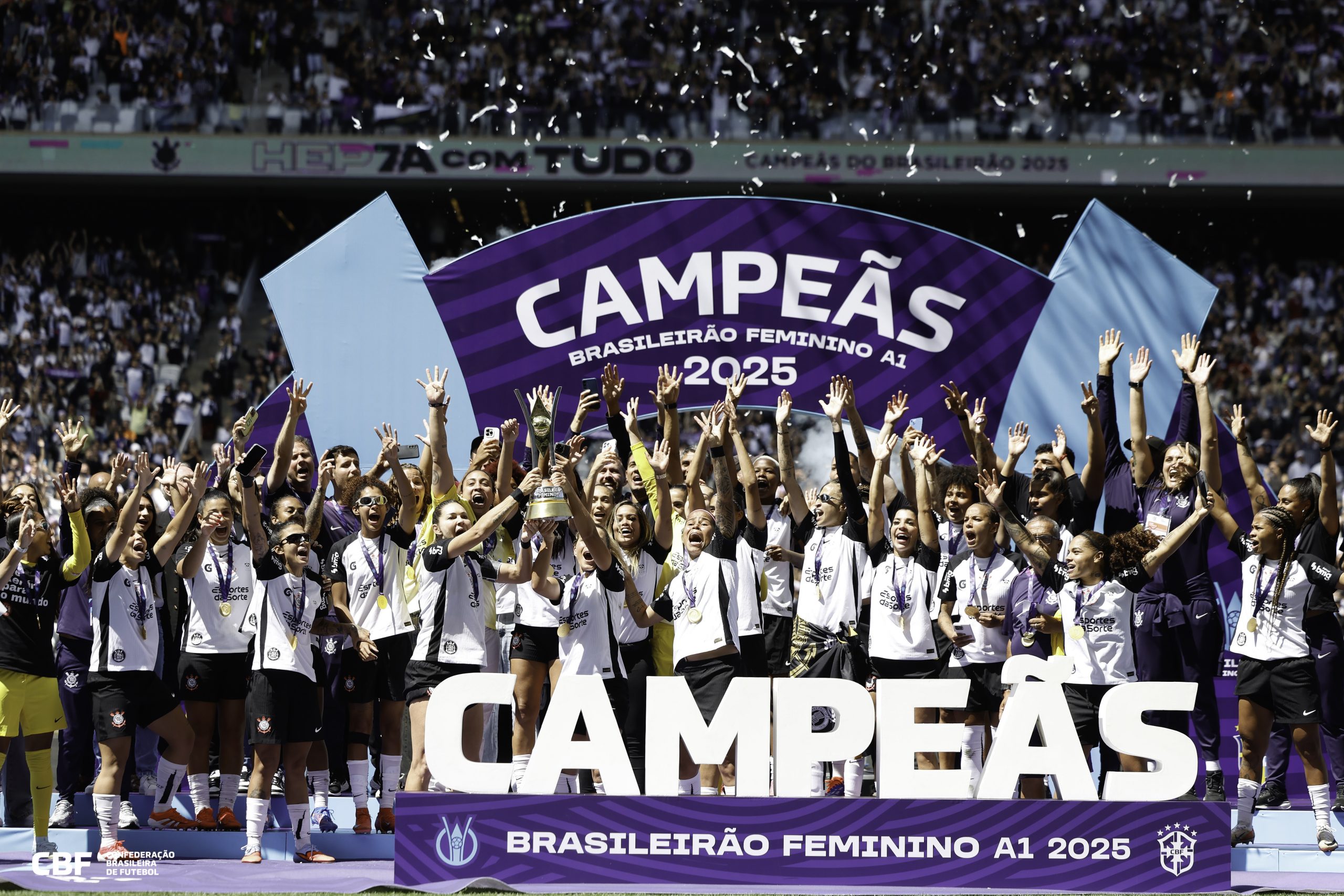 Corinthians é heptacampeão do Brasileirão Feminino 2025