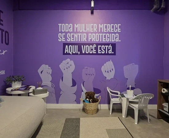 Sala Lilás nos estádios brasileiros