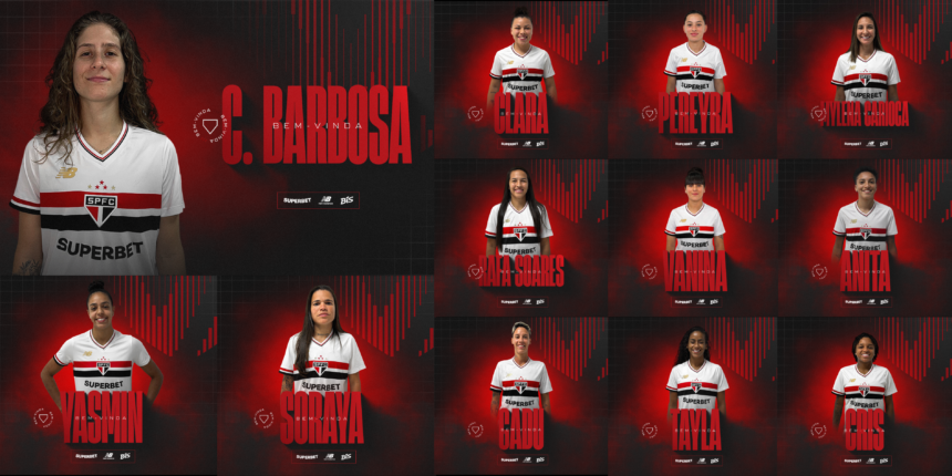 Reforços no São Paulo Feminino 2026