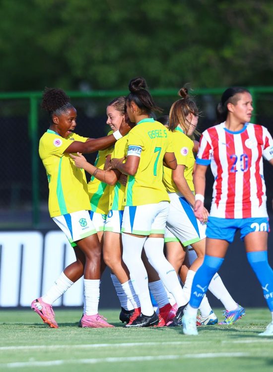Brasil vence Paraguai por 3 a 1 na fase final do Sul-Americano Feminino Sub-20