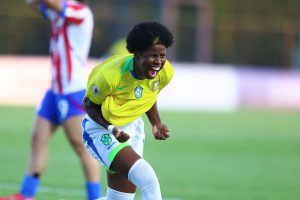 Tainá, do Fortaleza, na Seleção Brasileira Feminina Sub-20