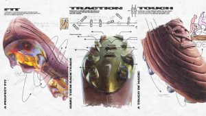 Destalhes da chuteira Tiempo Maestro