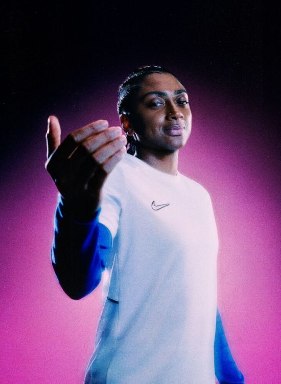 Kerolin na campanha da Nike para o Tiempo Maestro