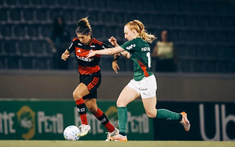 Palmeiras e Flamengo no Brasileirão Feminino A1 2026