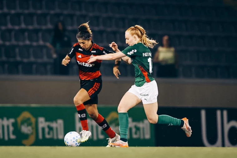 Palmeiras e Flamengo no Brasileirão Feminino A1 2026