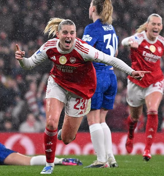 Chelsea e Arsenal nas quartas de final da Champions League Feminina 25/26