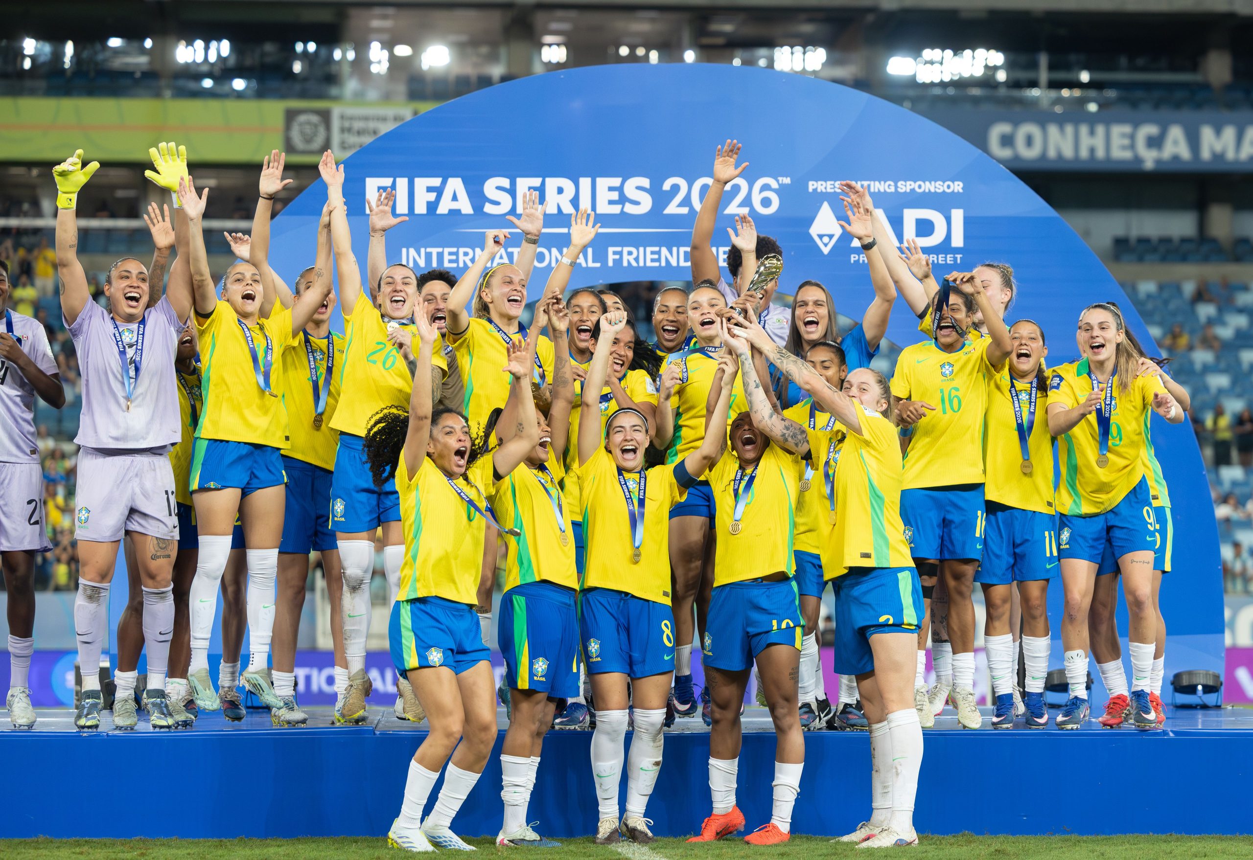 Seleção Brasileira Feminina conquista FIFA Series invicta