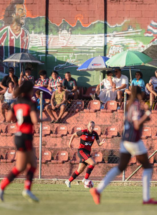 Fla x Fluminense empatam no jogo de ida foto Paula Reis/Flamengo