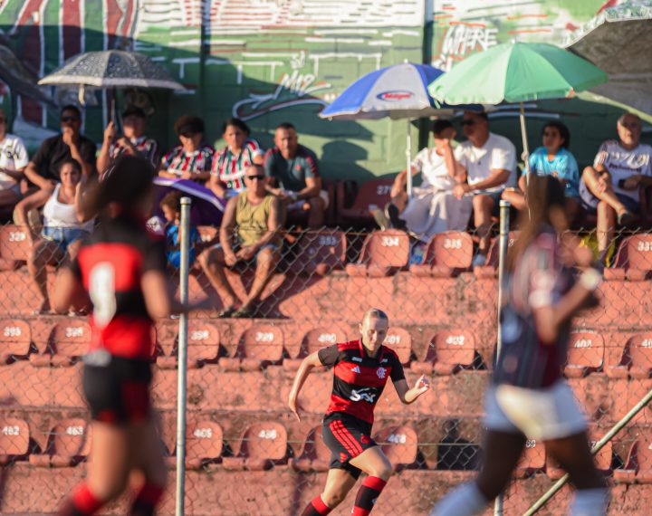 Fla x Fluminense empatam no jogo de ida foto Paula Reis/Flamengo