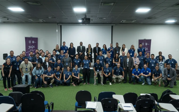 Evento “Joga, Mina!”, realizado pela CBF | Foto: Staff Images/CBF