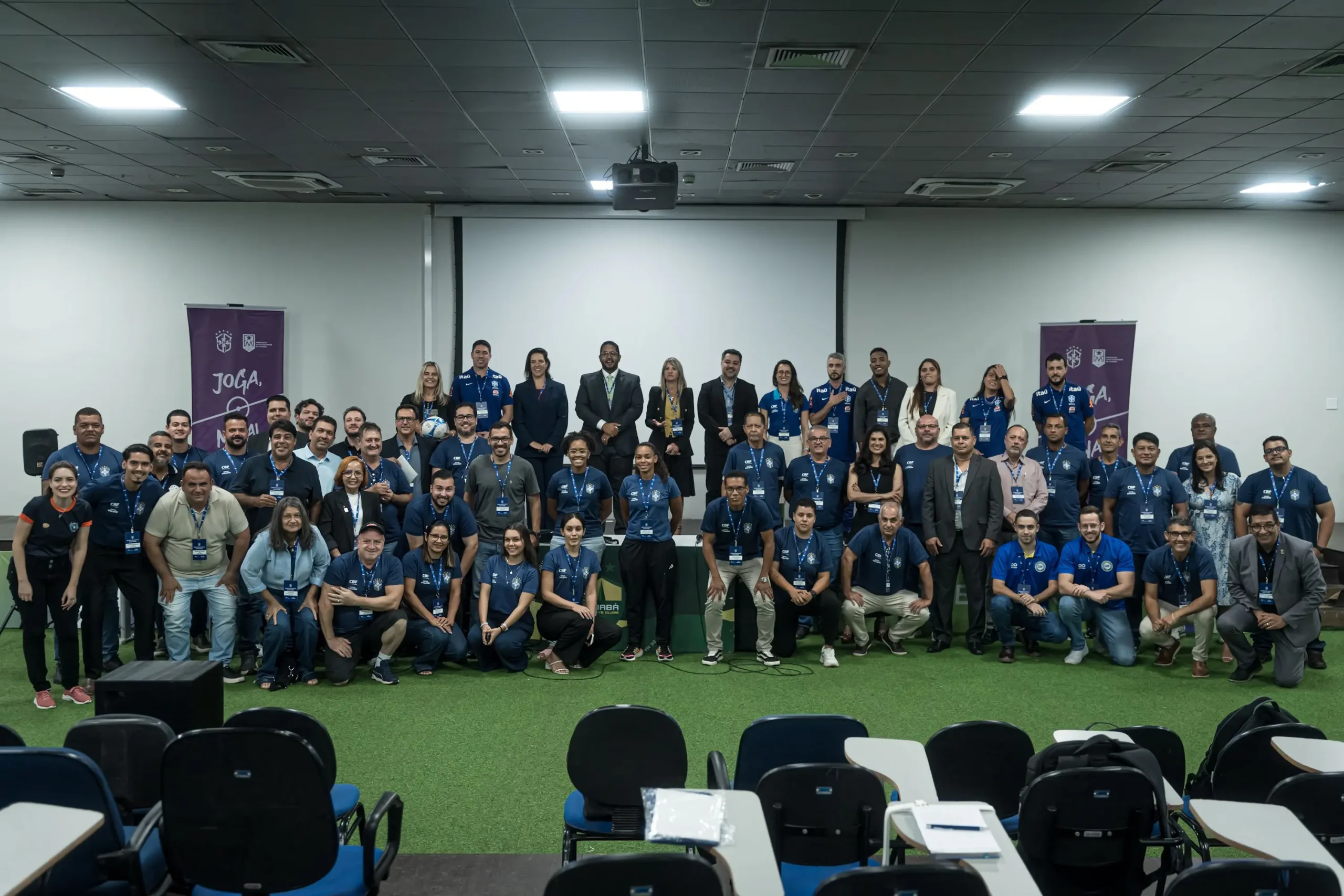 Evento “Joga, Mina!”, realizado pela CBF | Foto: Staff Images/CBF