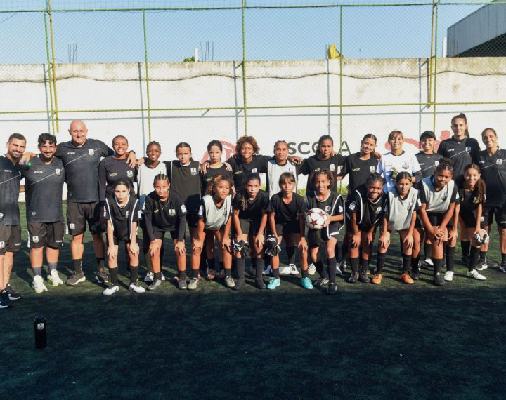 elenco e comissao técnica projeto "Por Elas"