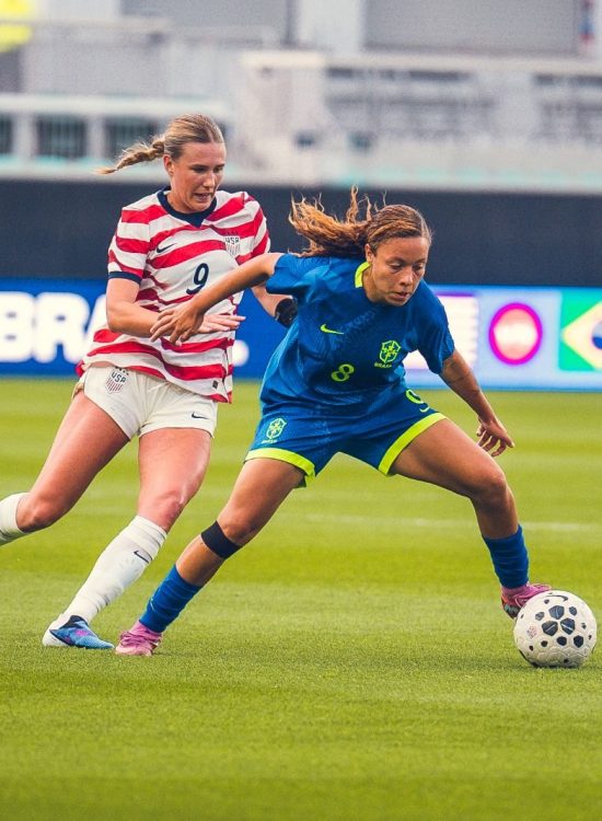 Brasil e EUA é superado em primeiro amistoso no CPKC Stadium Fábio Souza - CBF
