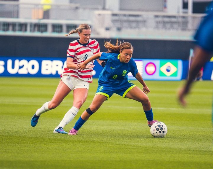 Brasil e EUA é superado em primeiro amistoso no CPKC Stadium Fábio Souza - CBF