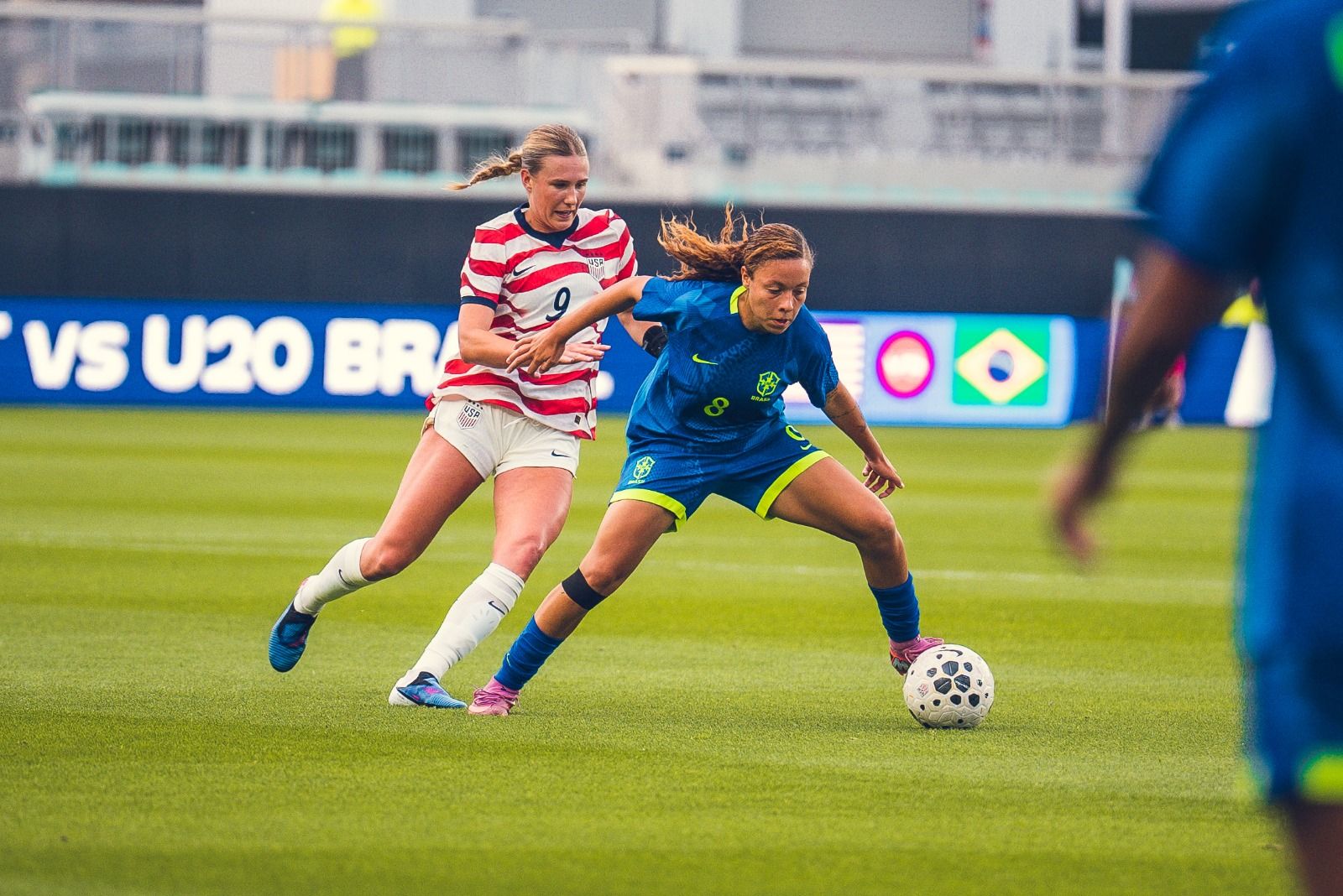 Brasil e EUA é superado em primeiro amistoso no CPKC Stadium Fábio Souza - CBF