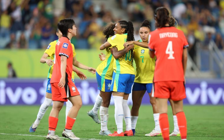 Com duas assistências e um gol, Kerolin firma seu nome na Seleção | Créditos: Lívia Villas Boas/CBF