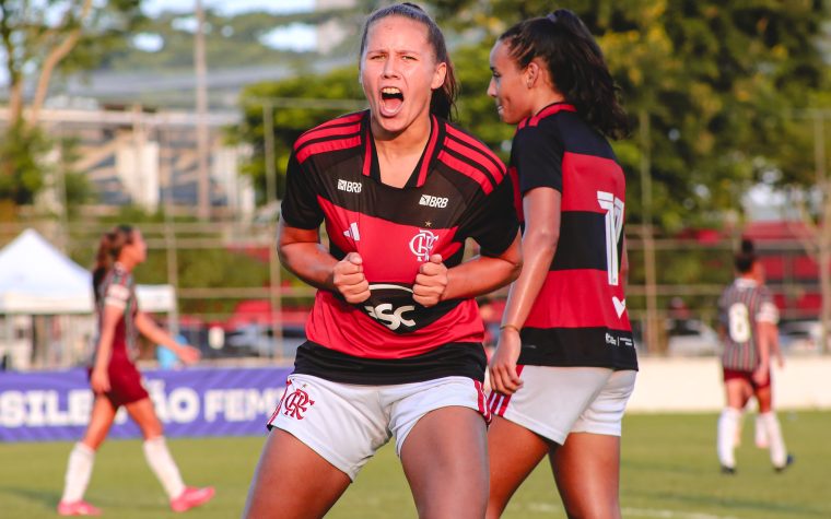 Brendha é a artilheira do Campeonato Brasileiro Sub - 20 com 9 gols - Foto: Juliana Nascimento/ CRF