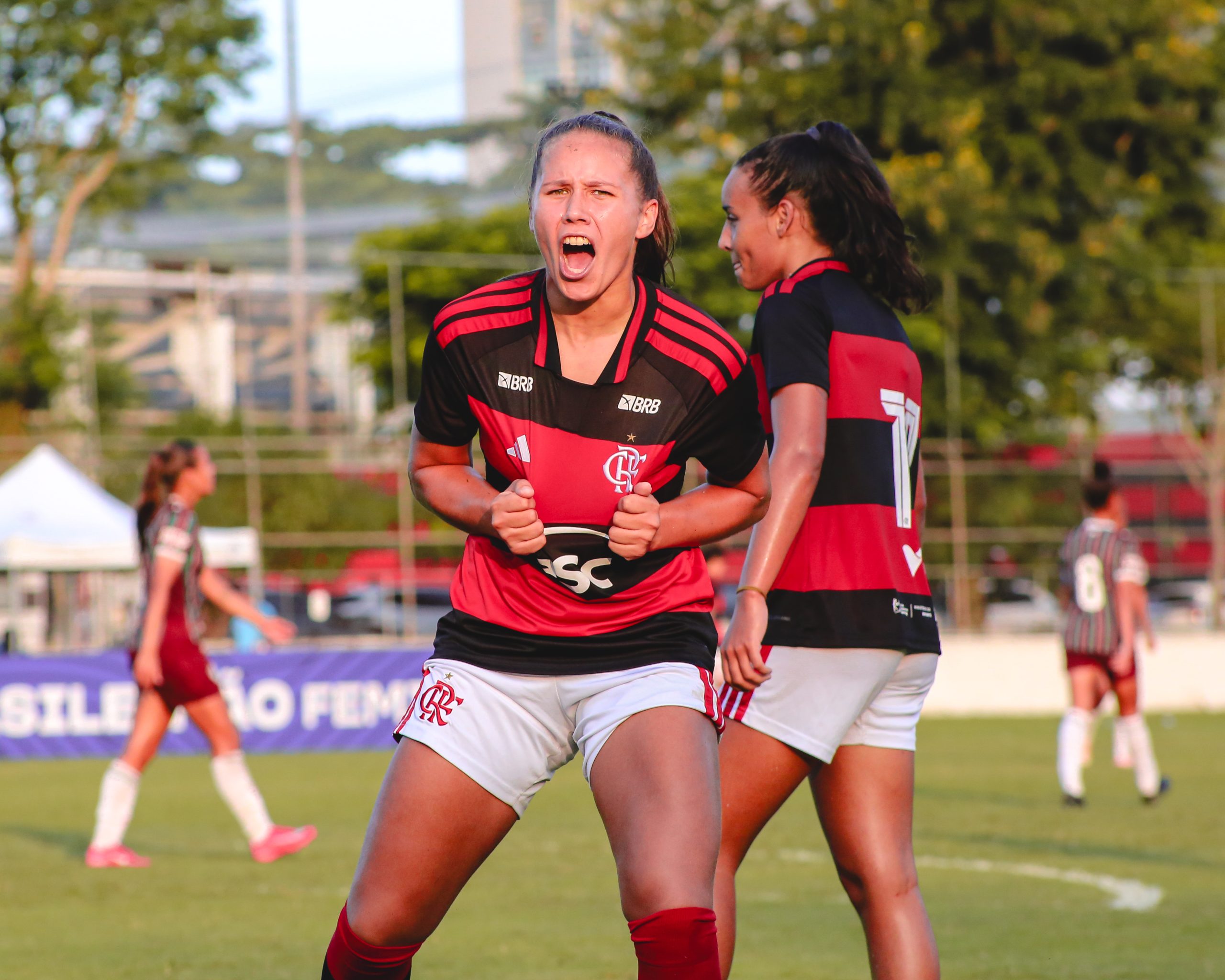 Brendha é a artilheira do Campeonato Brasileiro Sub - 20 com 9 gols - Foto: Juliana Nascimento/ CRF