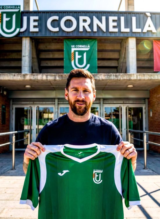 Messi planeja investir no futebol feminino após compra do Cornellà, da Catalunha