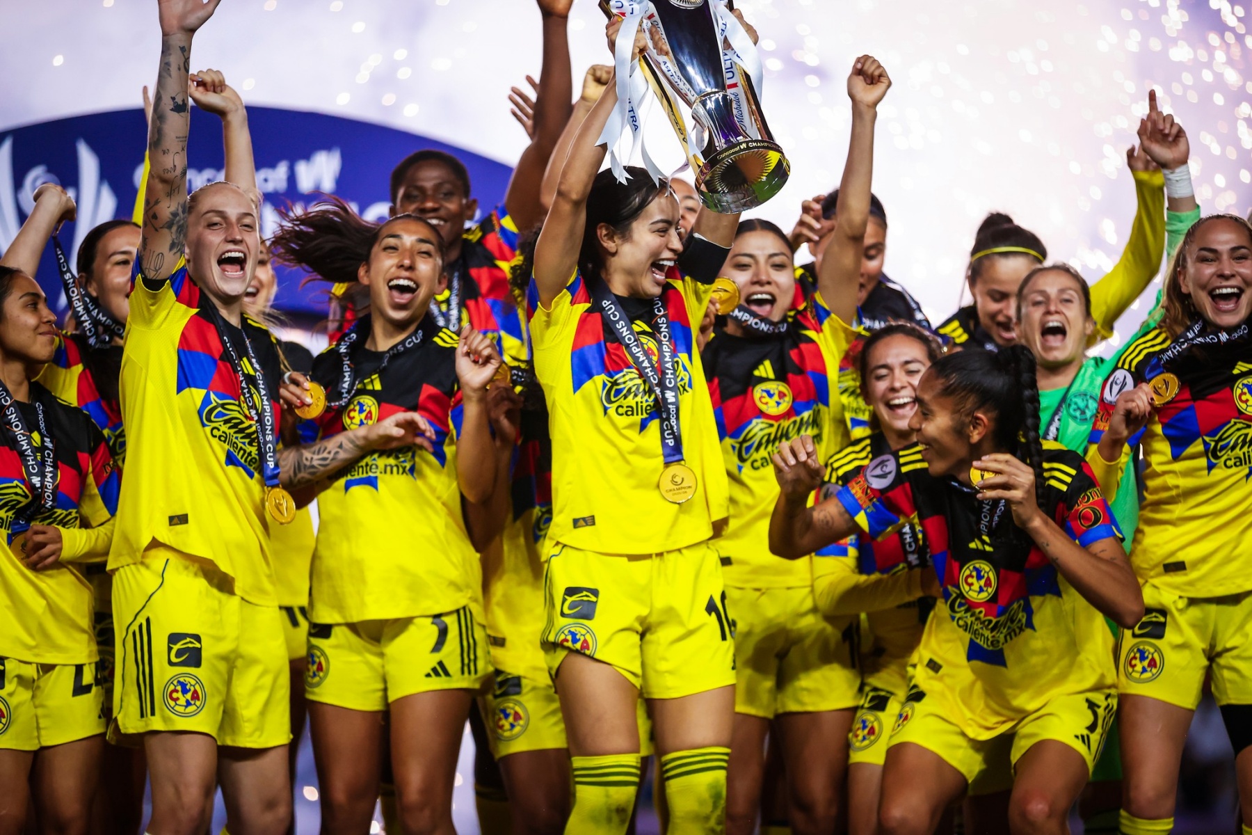 América do México conquista Concacaf W