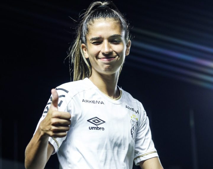 Eudimilla no confronto entre Santos x Atlético MG | Reinaldo Campos/ Santos F.C.