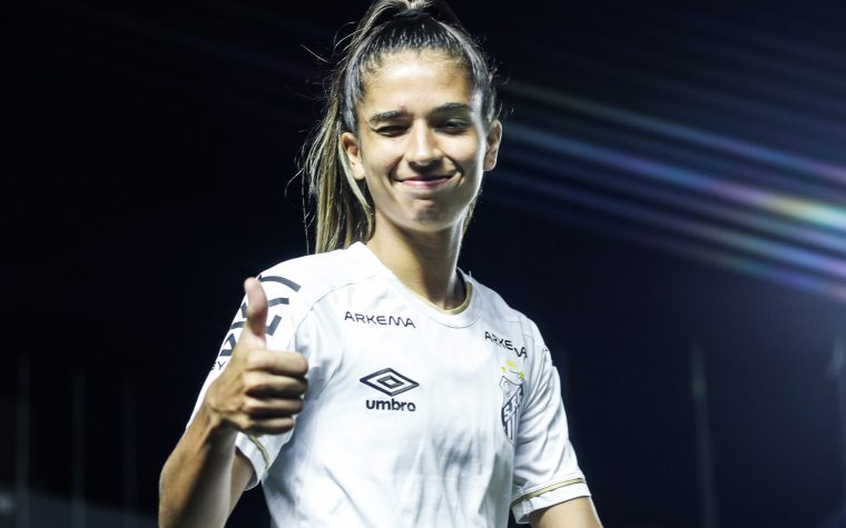 Eudimilla no confronto entre Santos x Atlético MG | Reinaldo Campos/ Santos F.C.