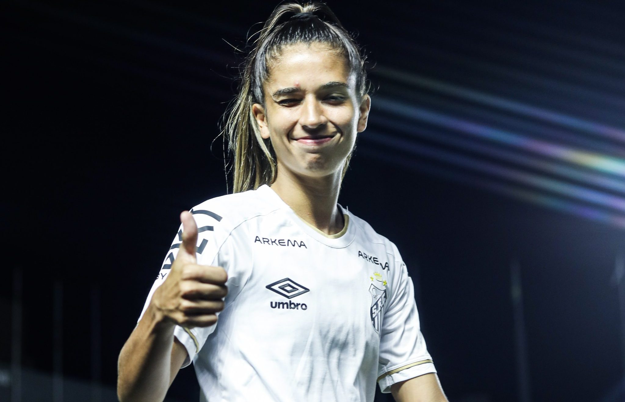 Eudimilla no confronto entre Santos x Atlético MG | Reinaldo Campos/ Santos F.C.