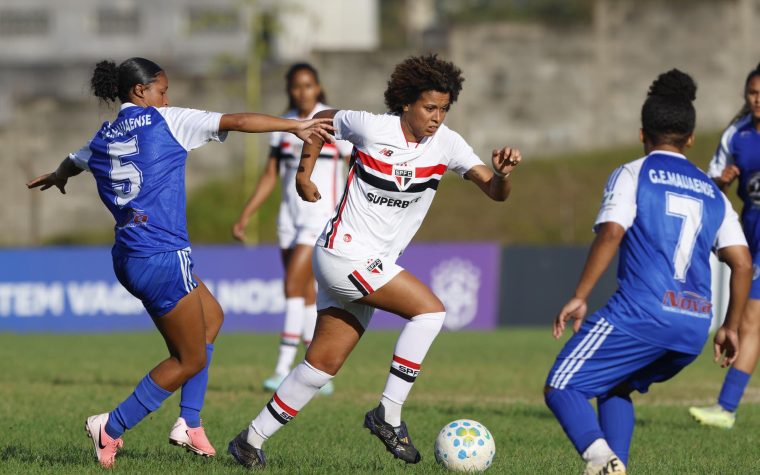 São Paulo vence o Grêmio Mauaense e garante última vaga nas oitavas de final da Copa do Brasil Feminina