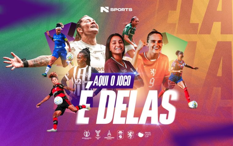 N Sports lança campanha para ampliar cobertura do futebol feminino e prevê mais de 50 transmissões até o fim de 2026