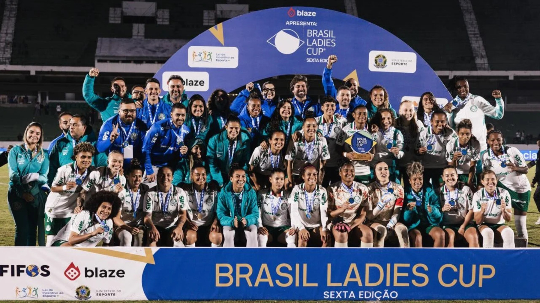 Palmeiras vence o Flamengo e conquista a Brasil Ladies Cup 2026; Paraguai fica em terceiro lugar