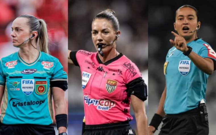 Três árbitras comandarão jogos do Brasileirão masculino na mesma rodada