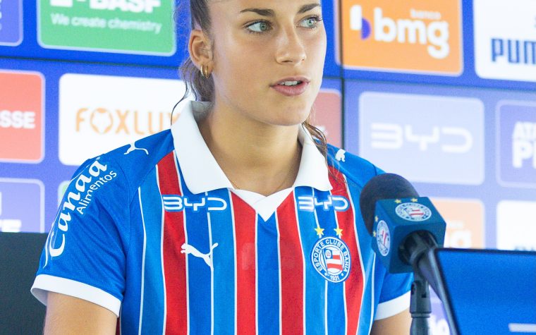 Bahia registra Maia Leona no BID e atacante alemã já pode defender o clube